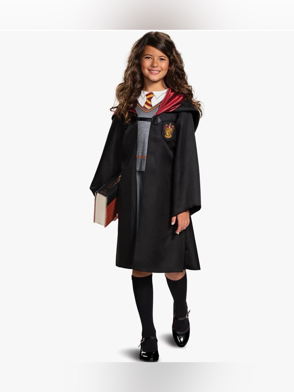 Hermione Granger Costume, Official Harry Potter Wizarding World Outfit for Kids